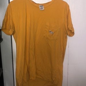 Brand pink, yellow t-shirt